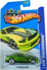 2013 '07 Ford Mustang Hot Wheels Super Treasure Hunt on its card
