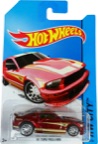 2014 '07 Ford Mustang Hot Wheels Super Treasure Hunt on its card