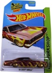 2014 '65 Chevy Impala Hot Wheels Super Treasure Hunt on its card