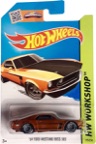 2015 69 Ford Mustang Boss 302 Hot Wheels Super Treasure Hunt on its card