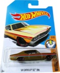 2017 69 Chevelle SS 396 Hot Wheels Super Treasure Hunt on its card