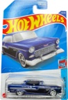2022 '55 Chevy Hot Wheels Super Treasure Hunt on its card