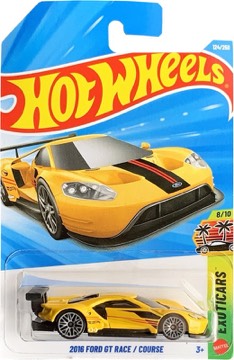 2026 2016 Ford GT Race Hot Wheels Treasure Hunt on its card