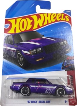 2026 '87 Buick Regal GNX Hot Wheels Treasure Hunt on its card