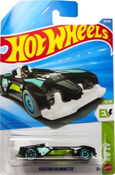 2026 Electro Silhouette Hot Wheels Treasure Hunt on its card