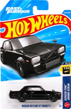 2026 Nissan Skyline HT 2000GT-X Hot Wheels Treasure Hunt on its card